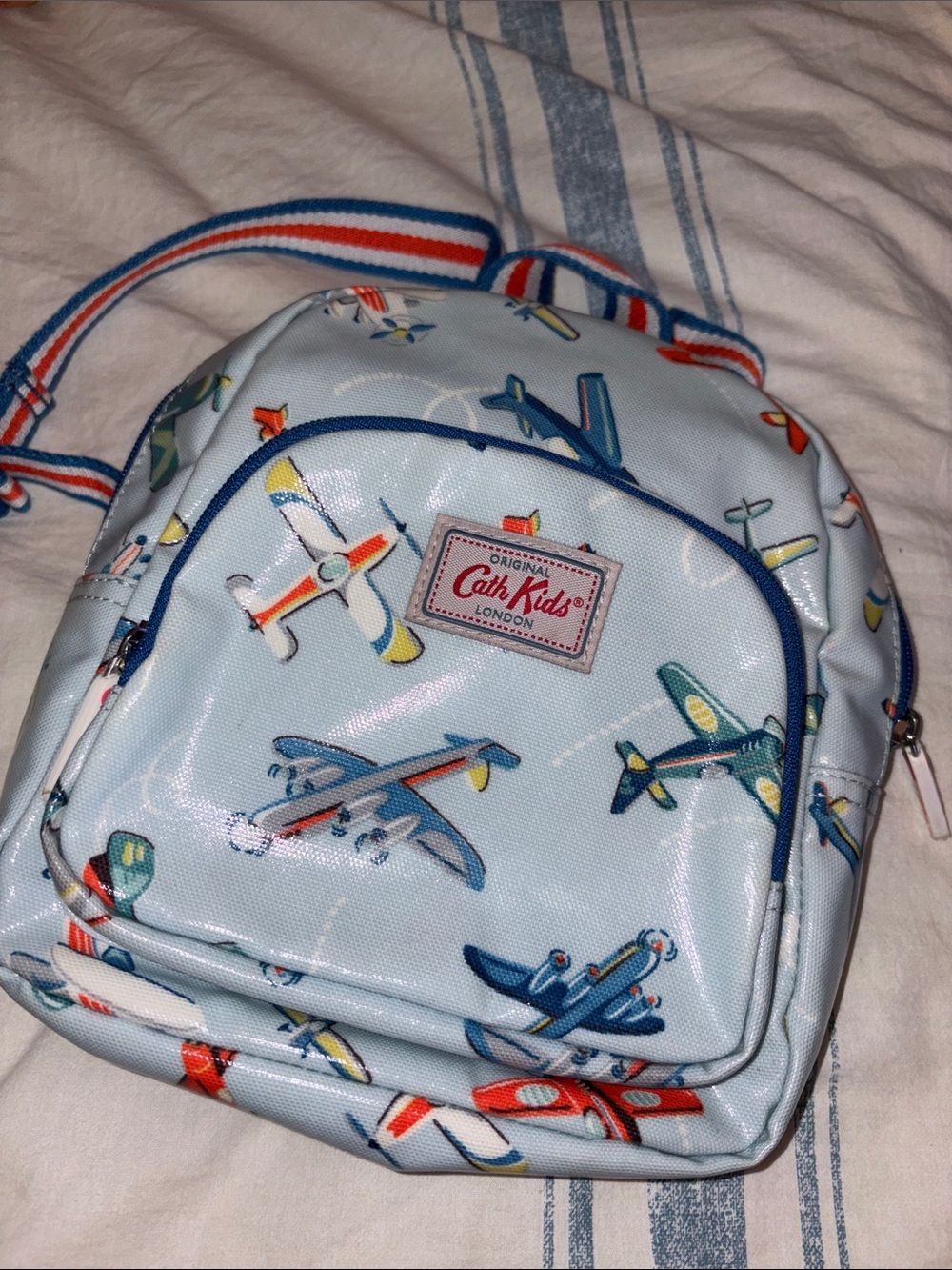 👁️ Cath Kidston mini rucksack backpack airplane print Cath Kids